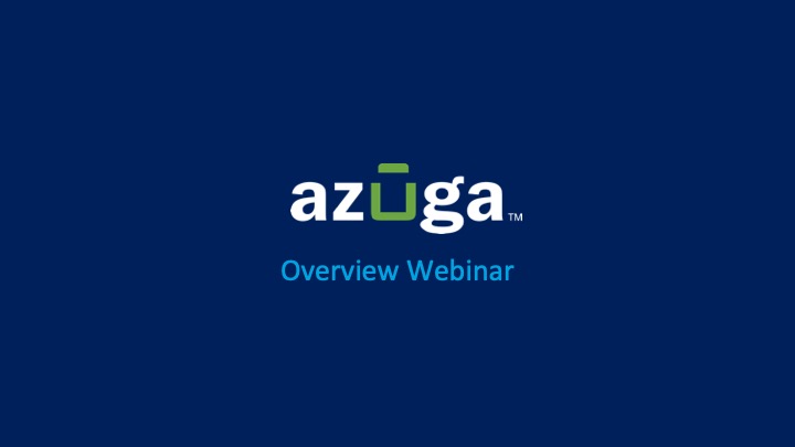 Azuga Webinar
