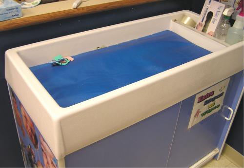 daycare changing table