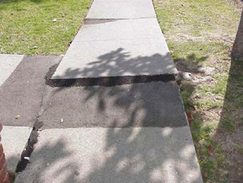 Uneven Sidewalk